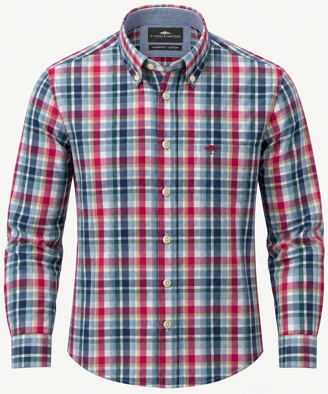 Fynch-Hatton long sleeve cotton shirt