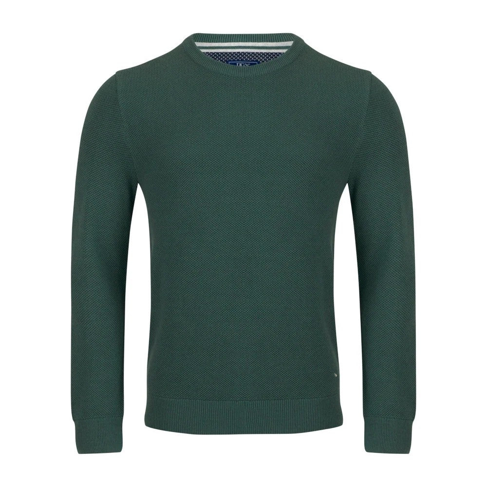 Drifter waffle round neck pullover