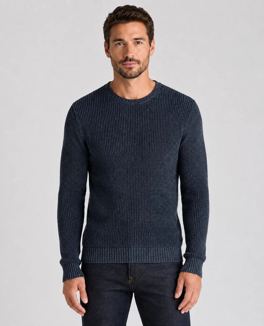 Remus two tone chunky knit jumper