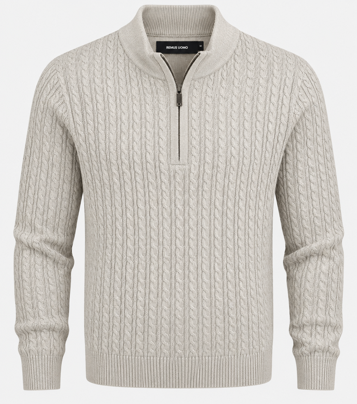 Remus cable knit 1/4 zip