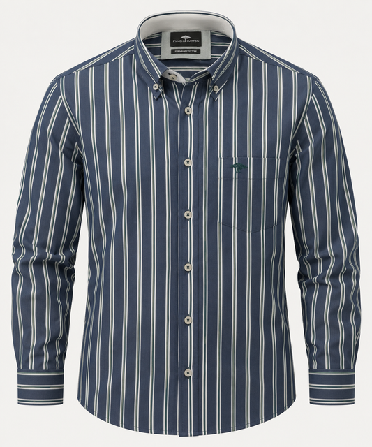 Fynch-Hatton cotton long sleeve shirt