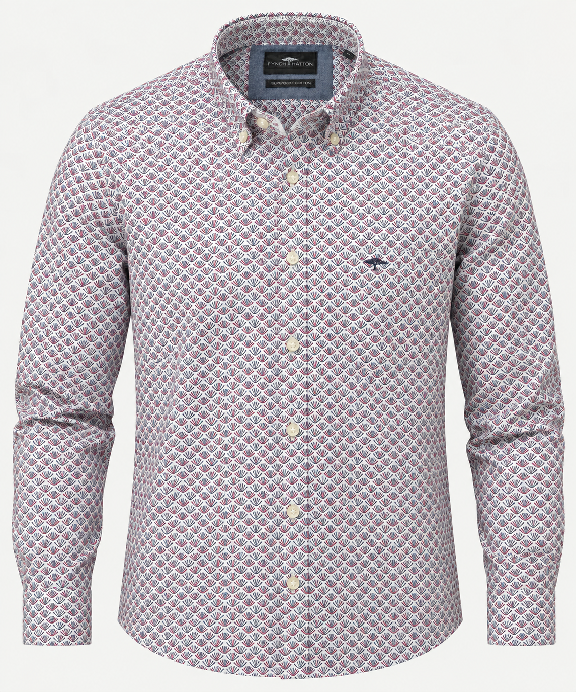 Fynch-Hatton cotton long sleeve shirt