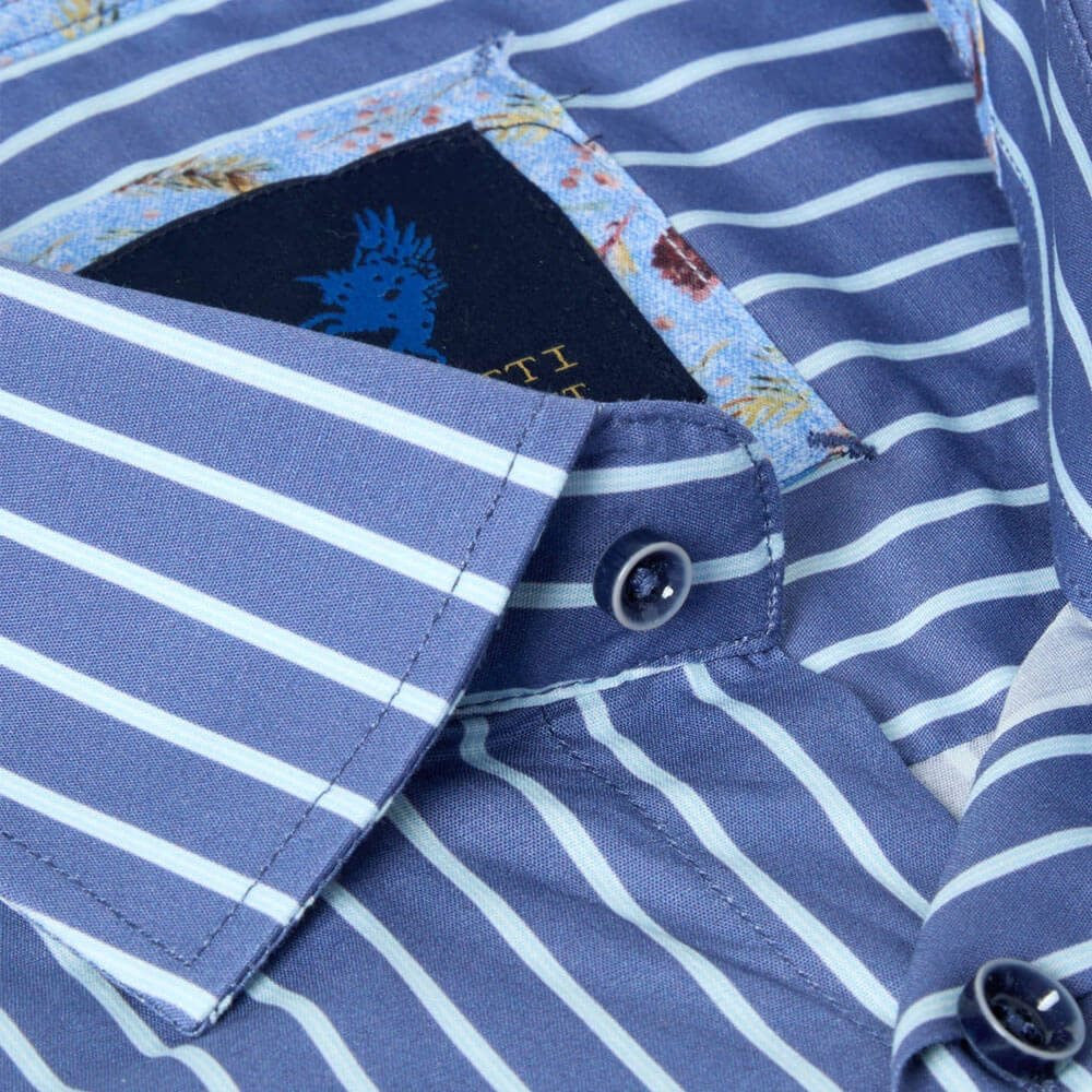 Benetti long sleeve striped shirt