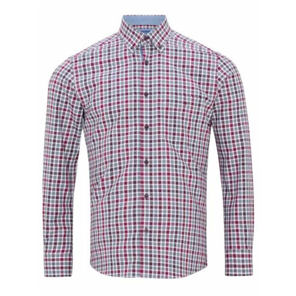 Drifter gingham long sleeve shirt