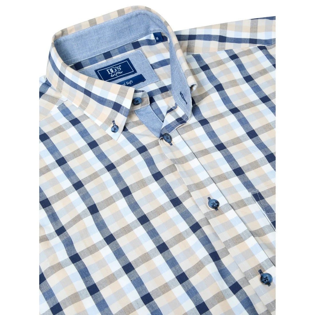 Drifter checked long sleeve shirt