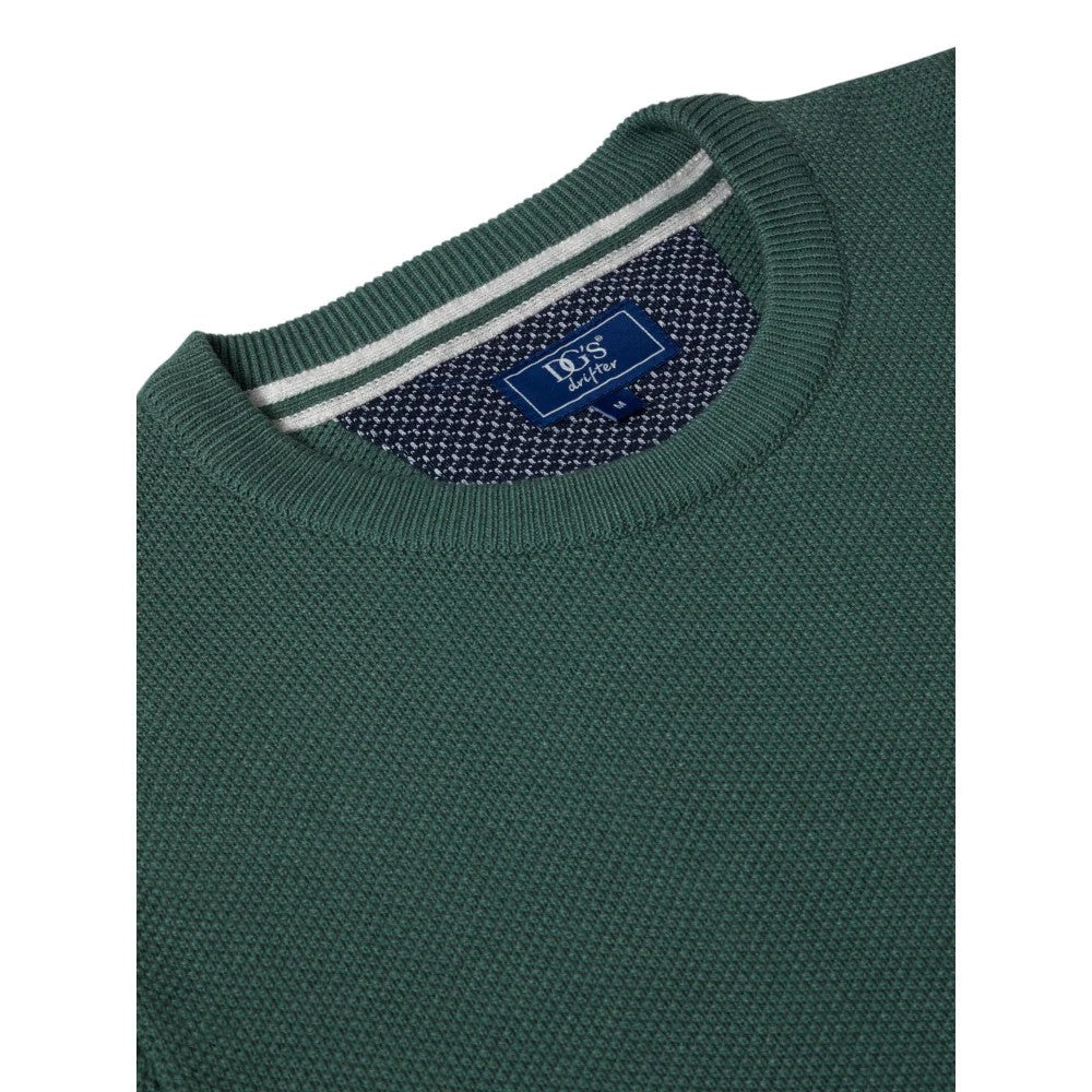 Drifter waffle round neck pullover