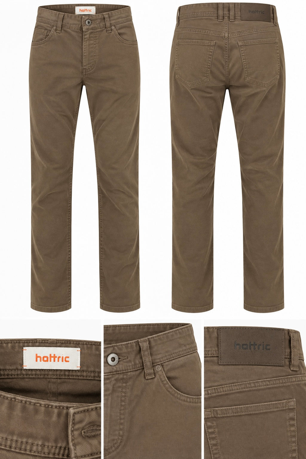 Hattric modern fit smart-casual trouser