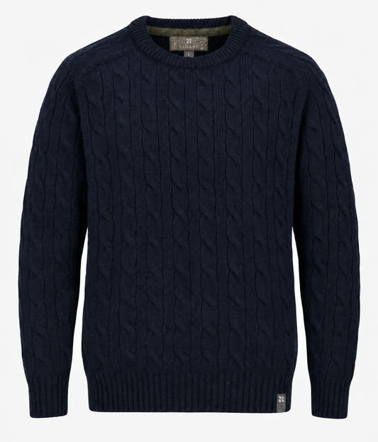 Sloane cable chunky knit jumper