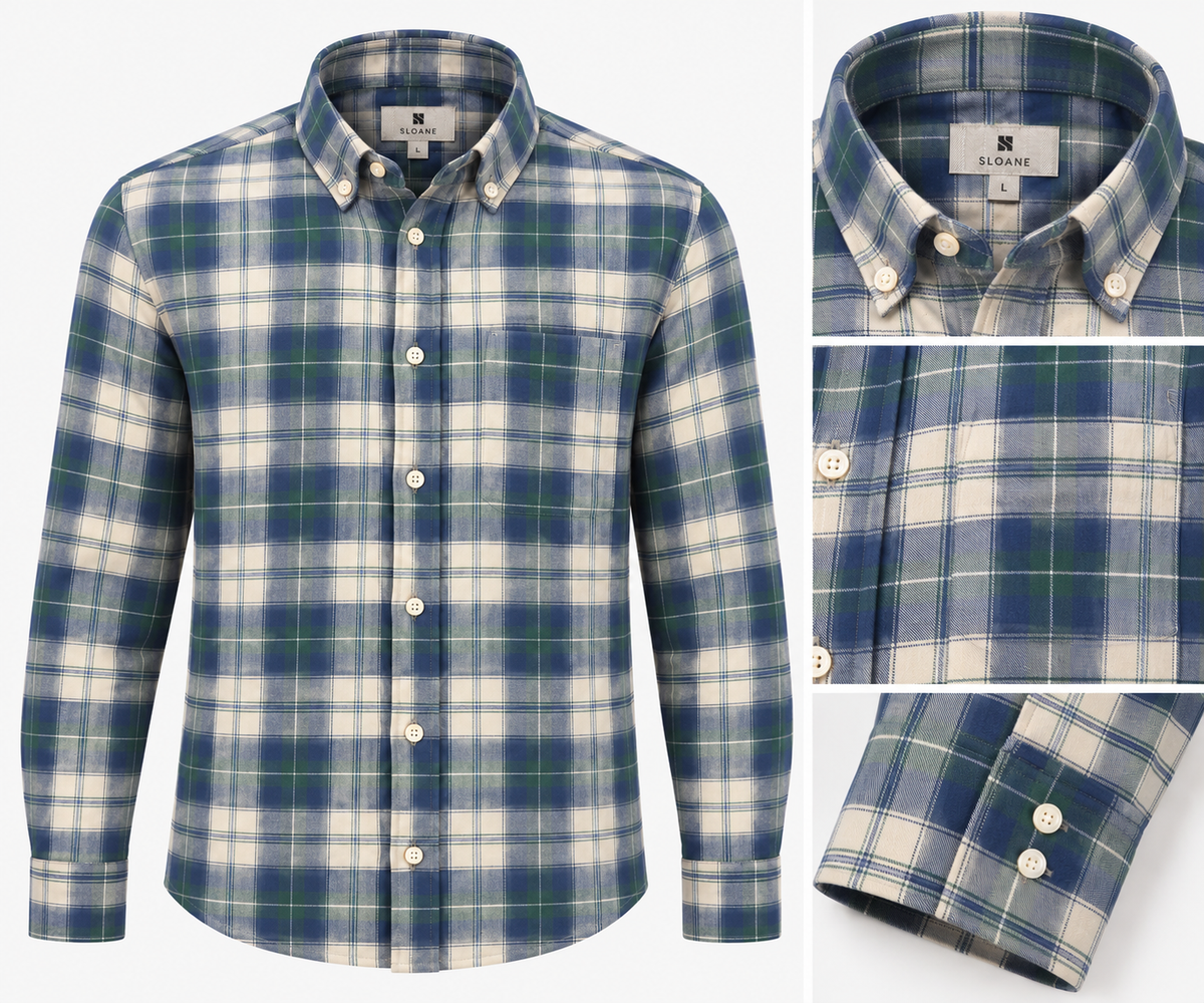 Sloane long sleeve check shirt