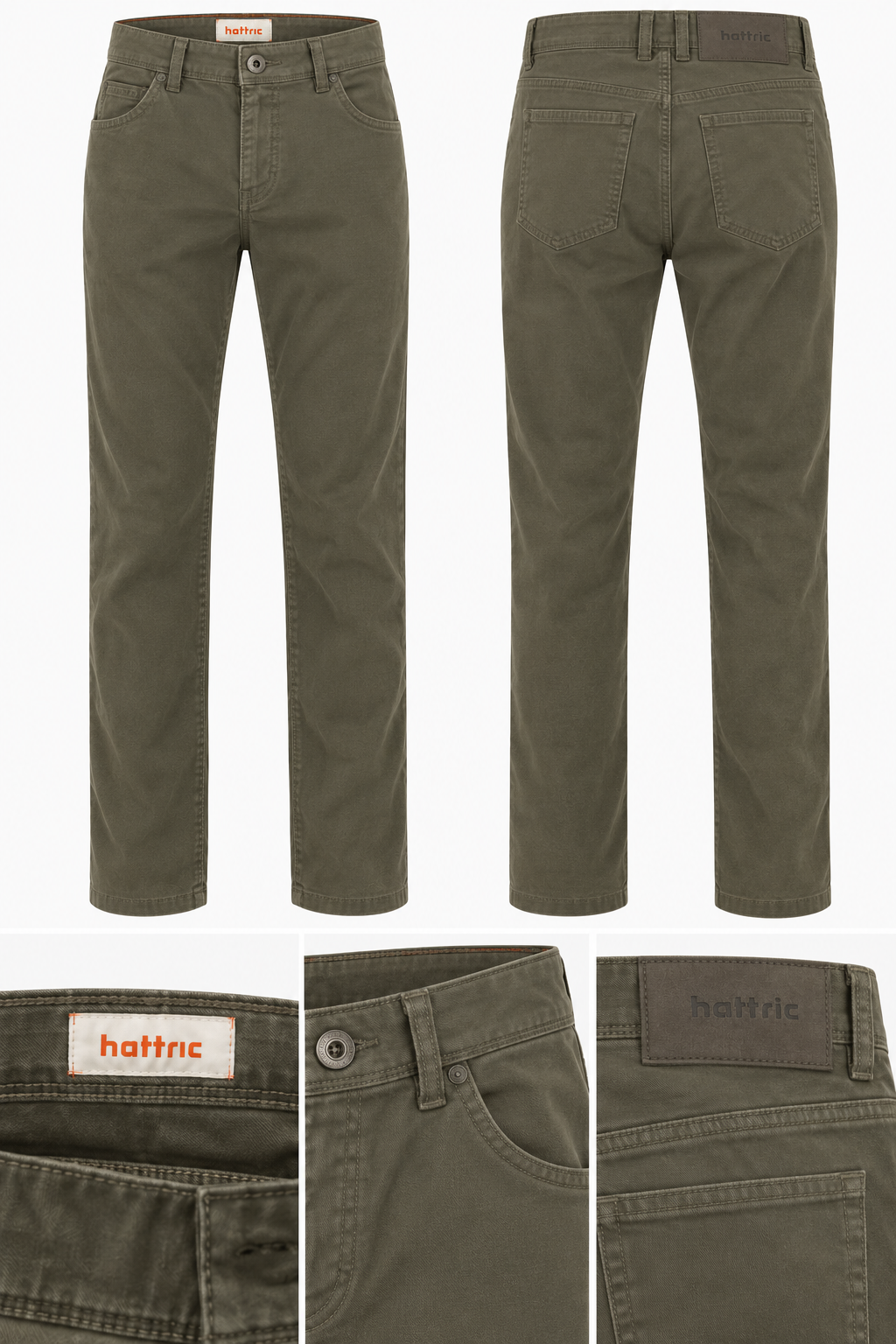 Hattric modern fit smart-casual trouser