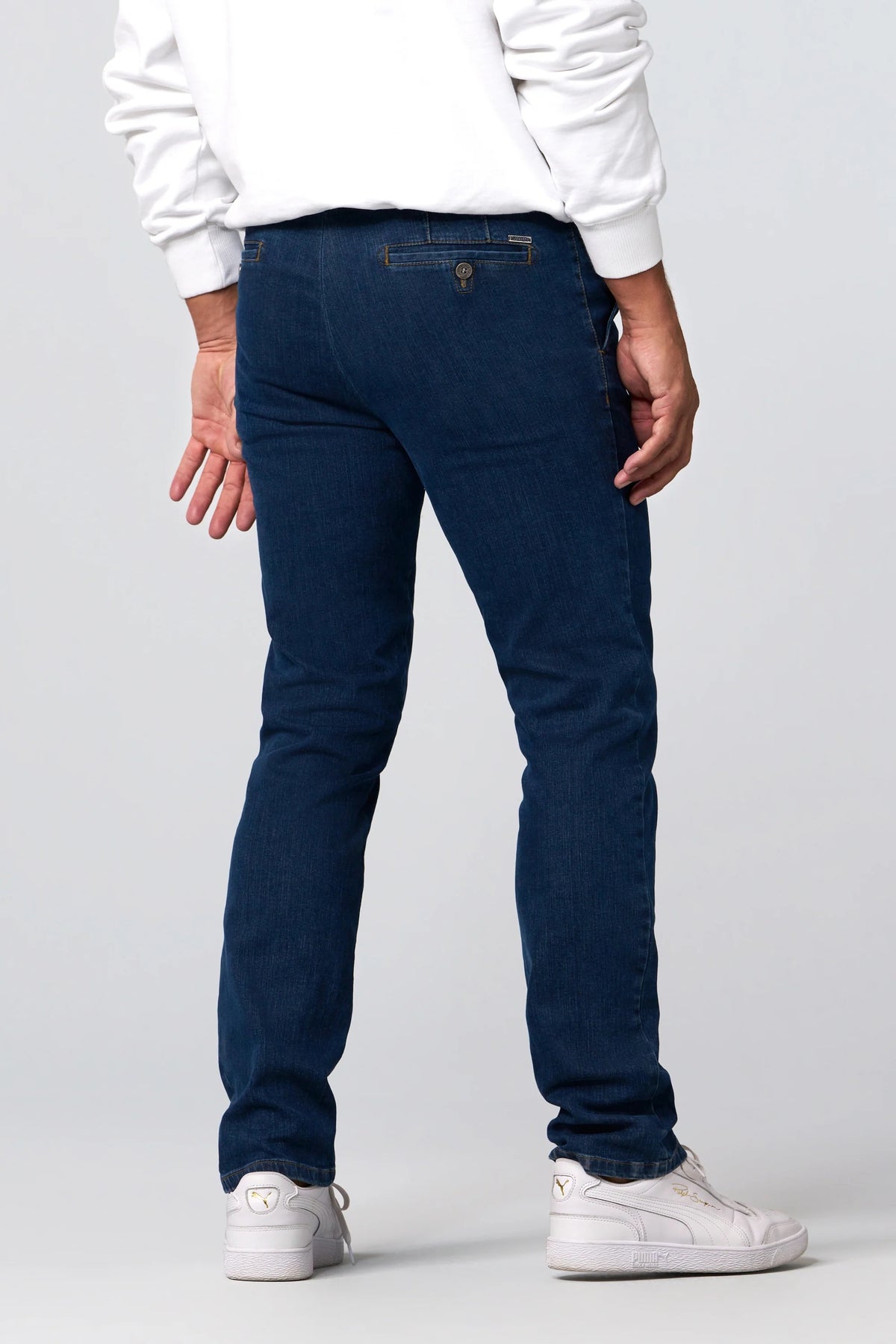 Meyer Roma denim dress trouser